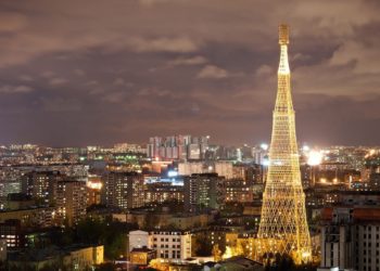 Первое в истории России вещание телевидения