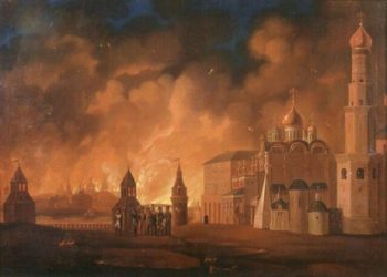 «Сажи-ка дядя, ведь не даром Москва, спаленная пожаром, французу отдана?»